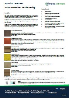 tactile paving datasheet